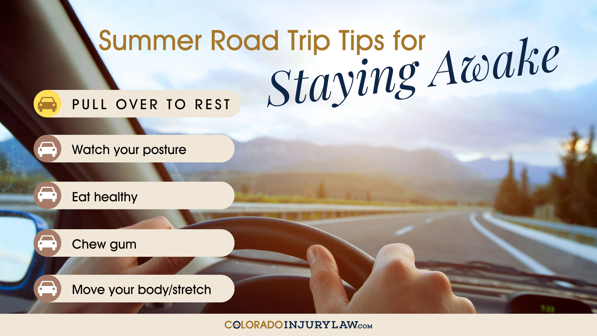 7 Summer Road Trip Tips for Staying Awake Fuicelli & Lee