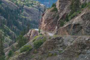 Million dollar highway most dangerous road in Colorado